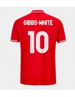 Moške Nogometnih dresov Nottingham Forest Morgan Gibbs-White #10 Domači 2025-26 Kratki rokavi Moške Nogometnih dresov Nottingham Forest Morgan Gibbs-White #10 Domači 2025-26 Kratki rokavi